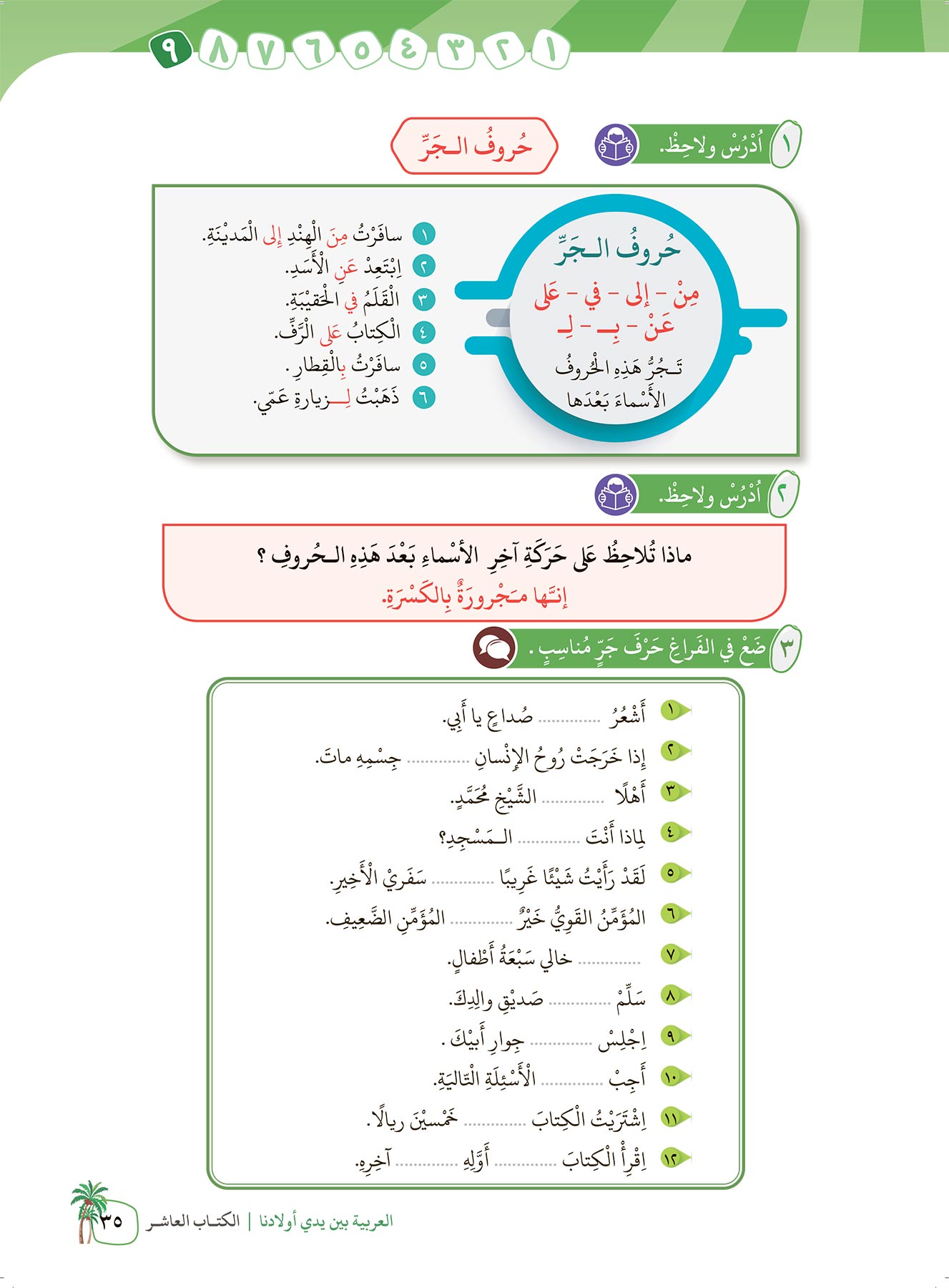 Арабский язык для детей 10. Аль арабия байна ядай авлядина
